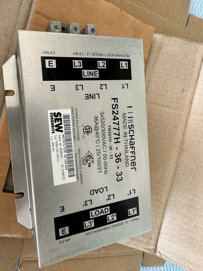 FILTRO SCHAFFNER FS24777H-36-33 SEW NF 036-503 8258341 spedizione veloce