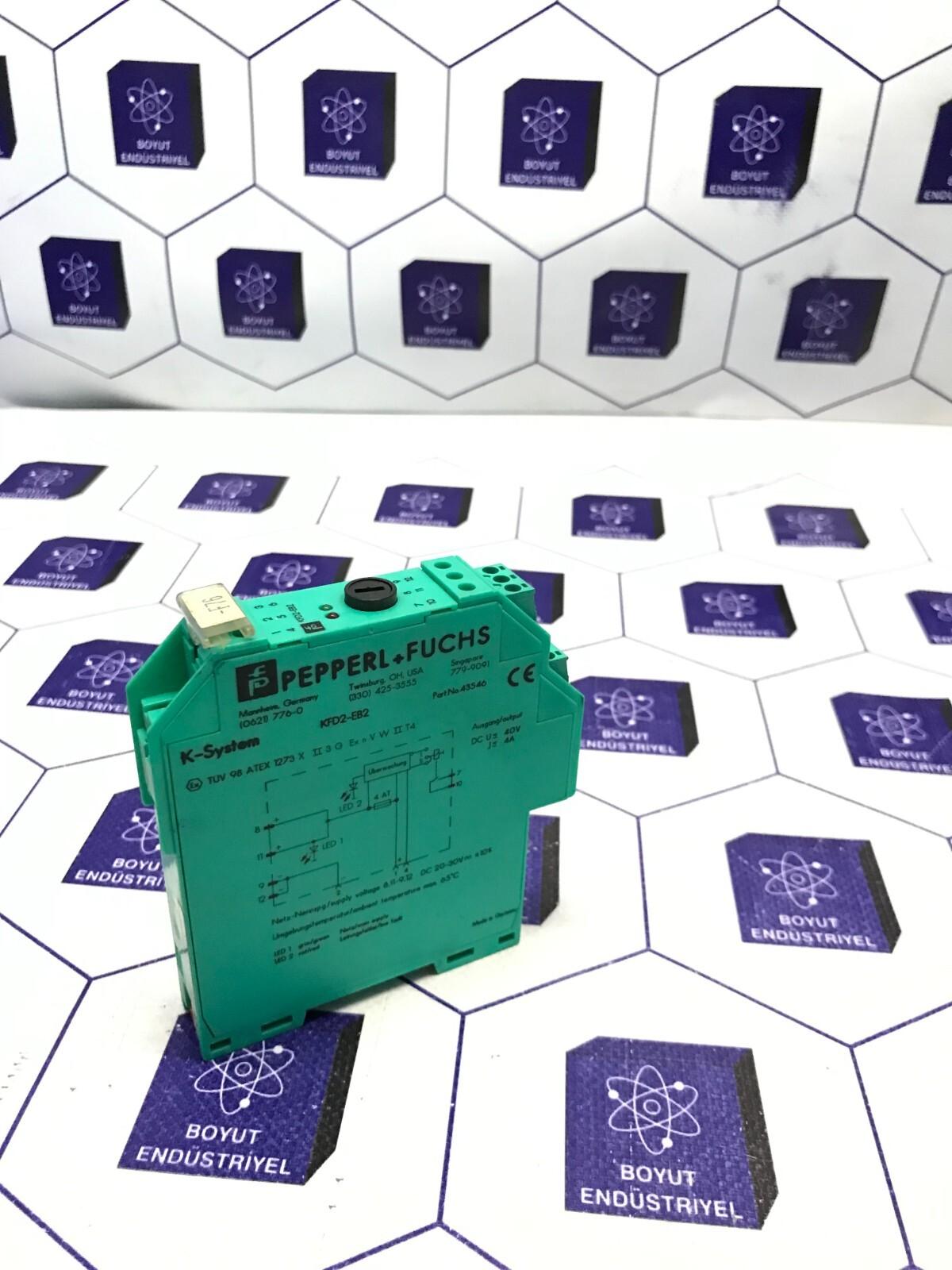 PEPPERL FUCHS K-SYSTEM PART 43546 KFD2-EB2 Fast Shipping