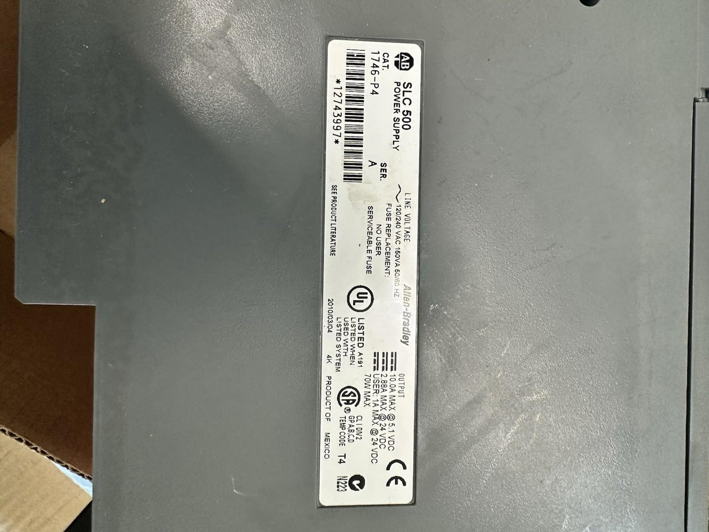 Allen Bradley 1746-P4 SER/A SLC 500 Power Supply Fast Shipping