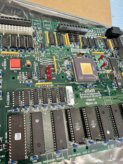 MODULE PROCESSEUR RÉSEAU ÉPINE 125-065-829 TYCO MICROWARE MINERVA 557.180.023