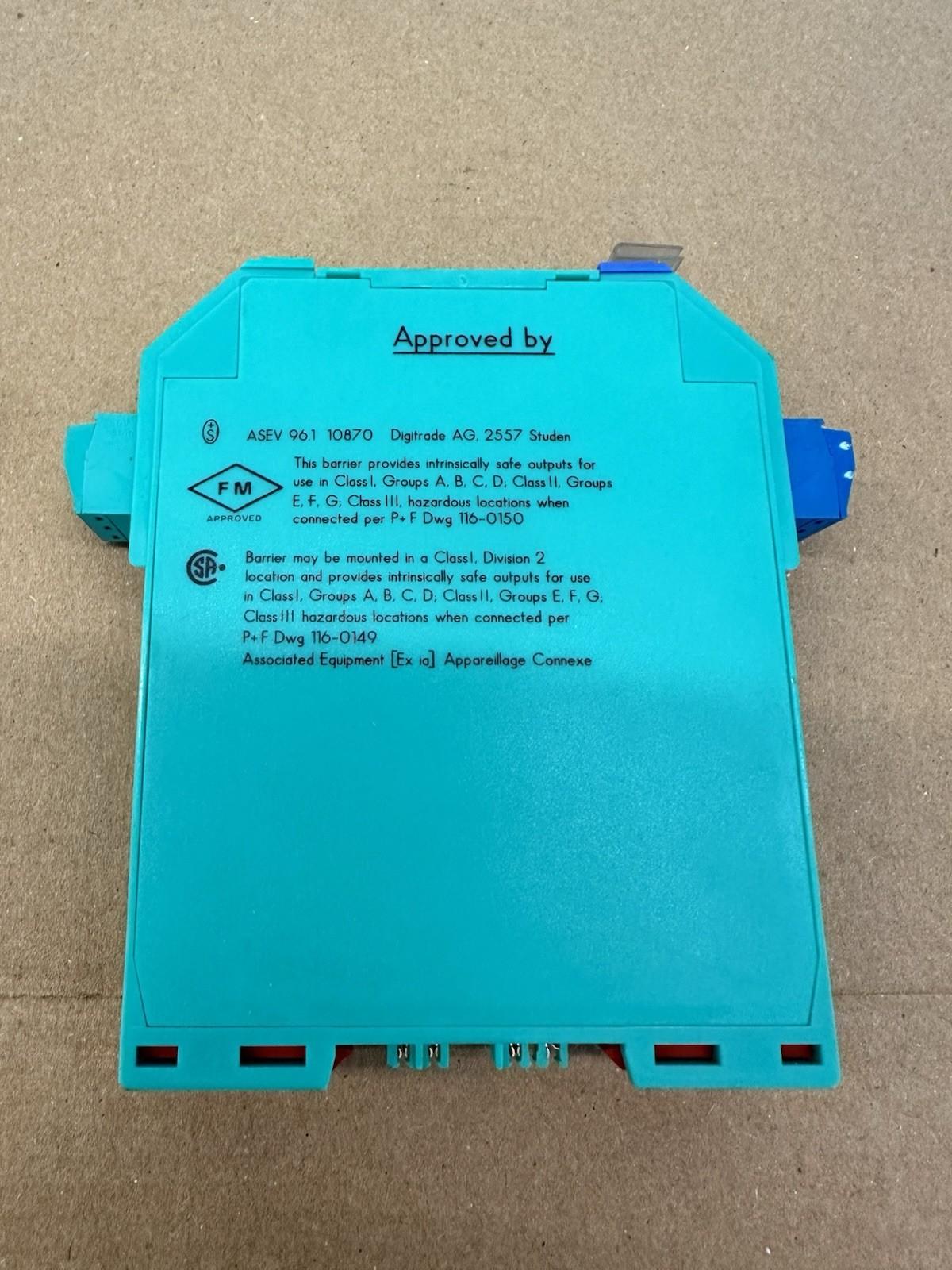 PEPPERL FUCHS K-SYSTEM KSD2-CI-S-Ex PART NO 53729