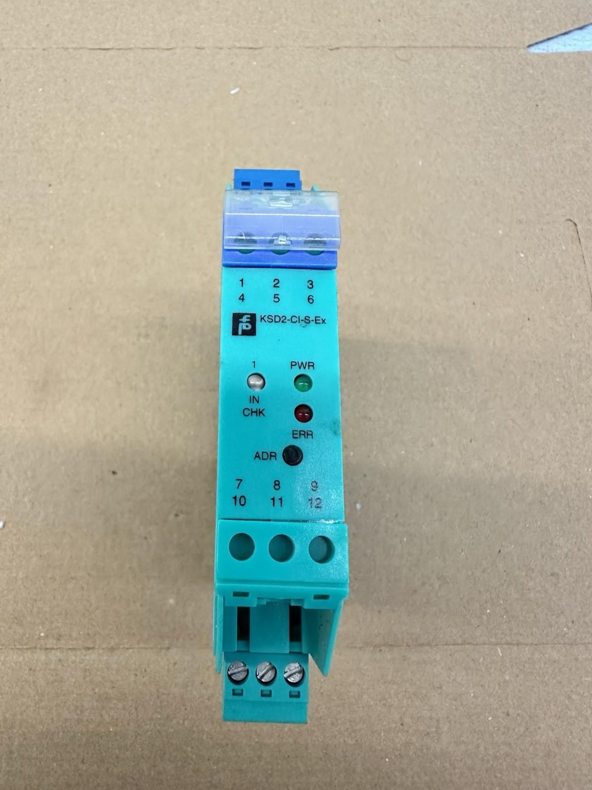 PEPPERL FUCHS K-SYSTEM KSD2-CI-S-Ex PART NO 53729