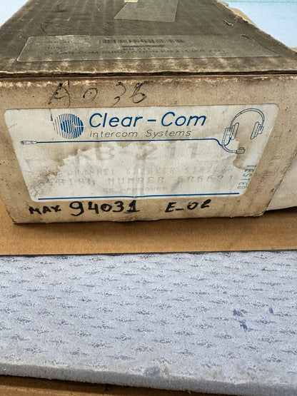 Sistemas de intercomunicación Clear-Com KB-211
