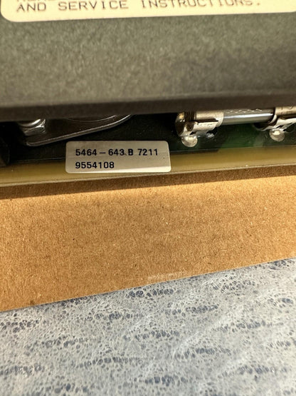 WOODWARD 5464-643 REV B PCB 00493744