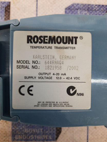 ROSEMOUNT 644R TEMPERATURE TRANSMITTER 644RNAQ4 Fast Shipping