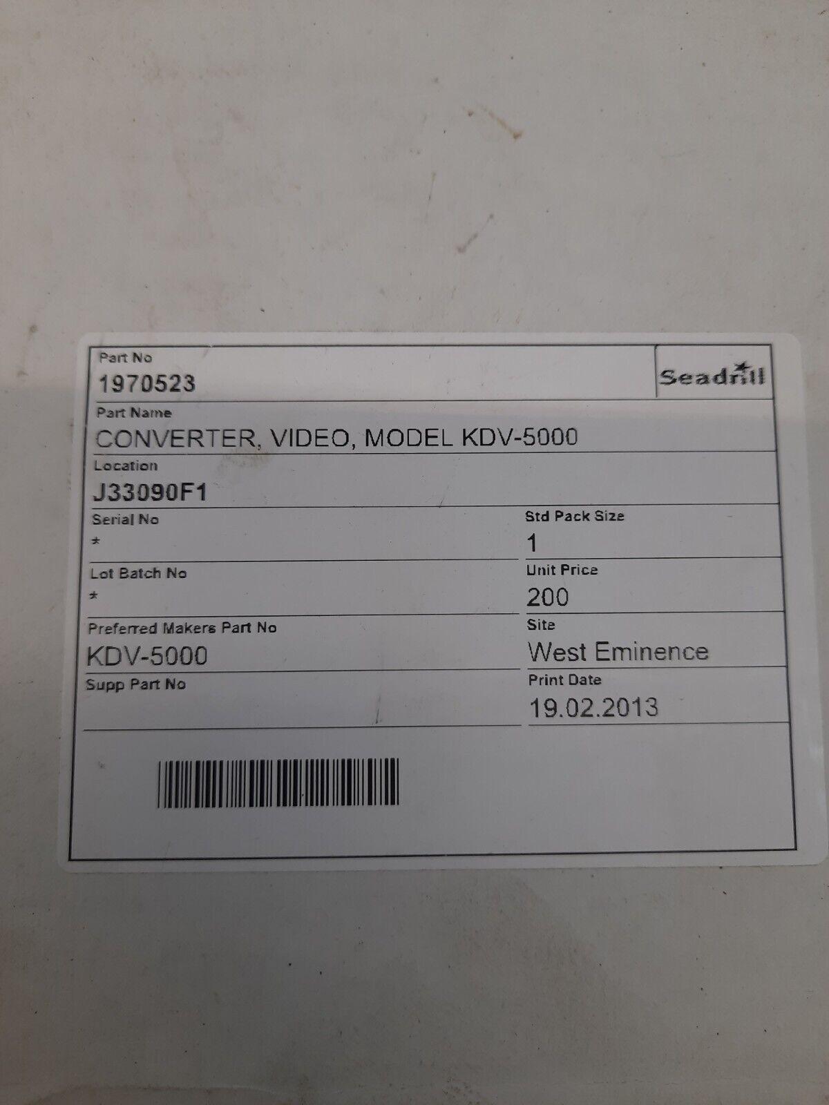 Convertisseur vidéo HD International KDV-5000 HDMI 2 sorties (sans adaptateur...