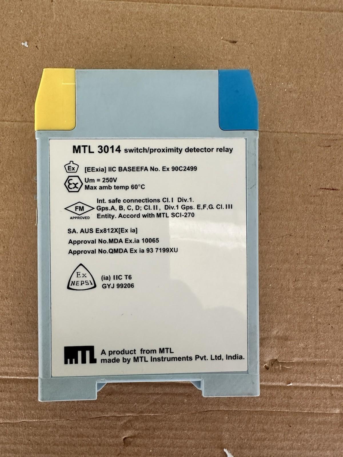 MTL 3014 switch proximity detector relay Fast Shipping