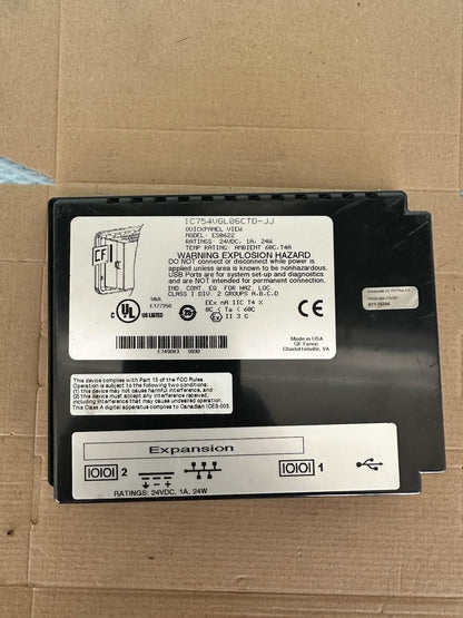 GE FANUC IC754VGL06CTD-JJ QUICKPANEL VIEW MODEL ES0622 Spedizione veloce