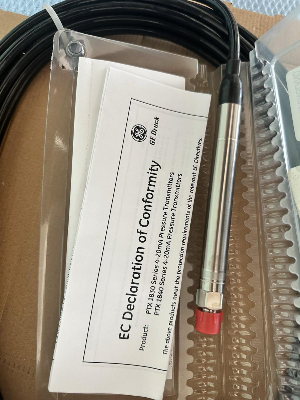 GE DRUCK PTX 1830 1830-3959 NIVEAUSENSOR 1-2 BAR Schneller Versand