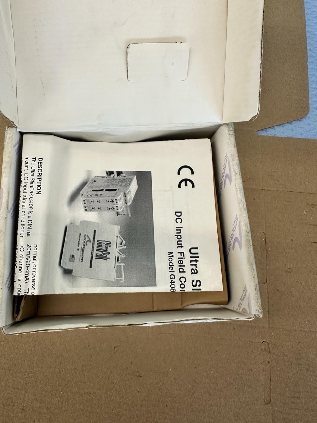 INSTRUMENTOS DE ACCIÓN G408 ULTRA SLIMPAK AISLADOR DE SEÑAL