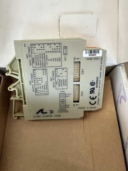 INSTRUMENTOS DE ACCIÓN G408 ULTRA SLIMPAK AISLADOR DE SEÑAL