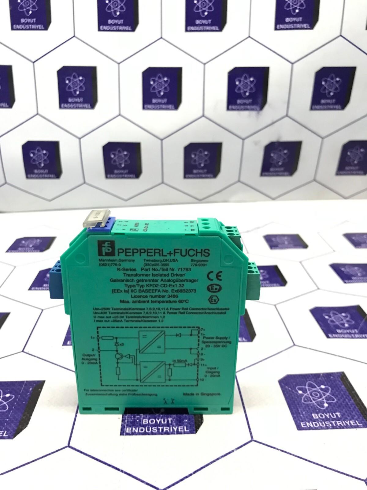 PEPPERL FUCHS 71763 K-SYSTEM  IZOLATED DRIVER KFD2-CD-Ex1.32