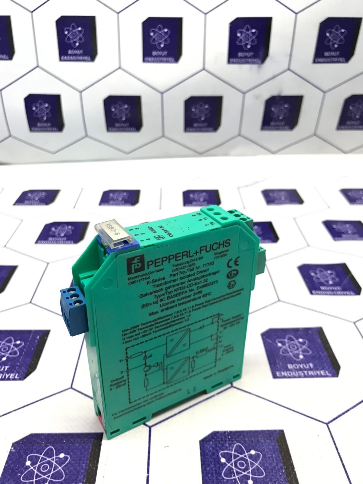 PEPPERL FUCHS 71763 K-SYSTEM  IZOLATED DRIVER KFD2-CD-Ex1.32