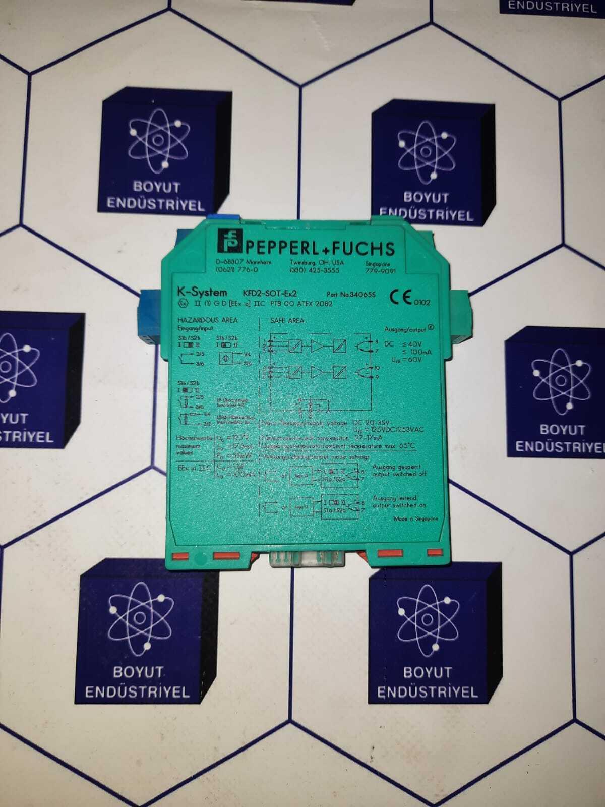 PEPPERL FUCHS 38365S K-SYSTEM  KFD2-SOT2-Ex2 KFD2SOT2EX2 Fast Shipping