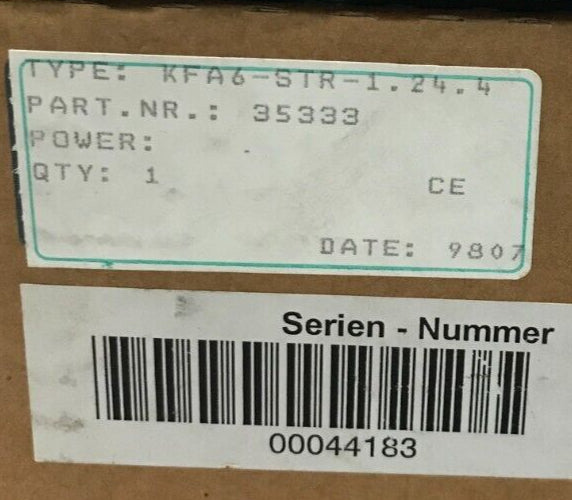 PEPPERL FUCHS 35333 KFA6-STR-1.24.4 K-SYSTEM