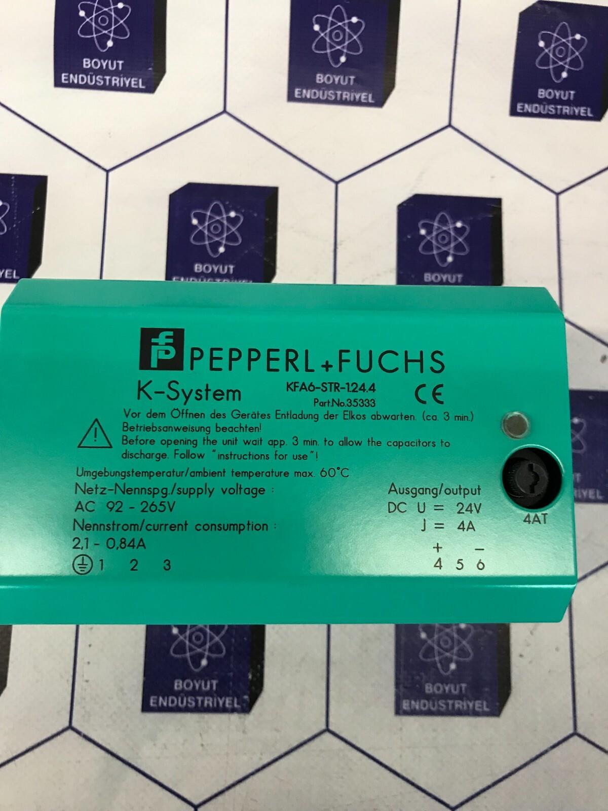 PEPPERL FUCHS 35333 KFA6-STR-1.24.4 K-SYSTEM