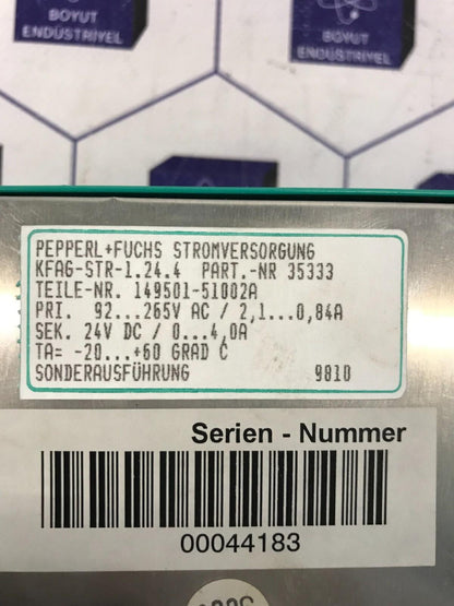 PEPPERL FUCHS 35333 KFA6-STR-1.24.4 K-SYSTEM
