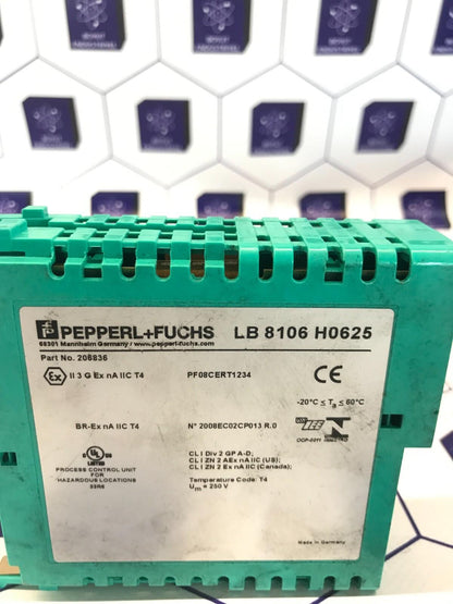 PEPPERL FUCHS 206836 LB 8106 H0625