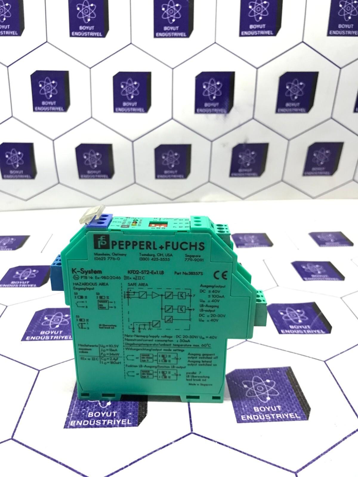 PEPPERL FUCHS 38357S K-SYSTEM KFD2-ST2-Ex1.LB KFD2ST2Ex1LB