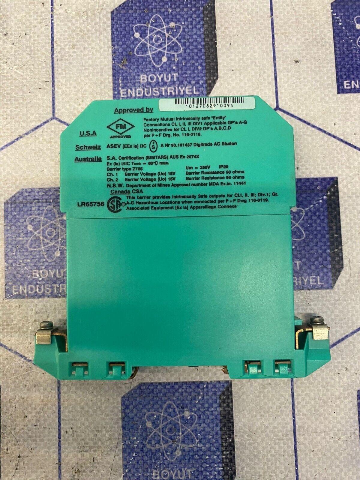 Pepperl Fuchs Z765 71799 Safe Snap Barrier