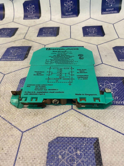 PEPPERL FUCHS Z787(PART 71816 Z-SYSTEM ZENER BARRIER