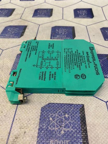 PEPPERL FUCHS Z787(PART 71816 Z-SYSTEM ZENER BARRIER