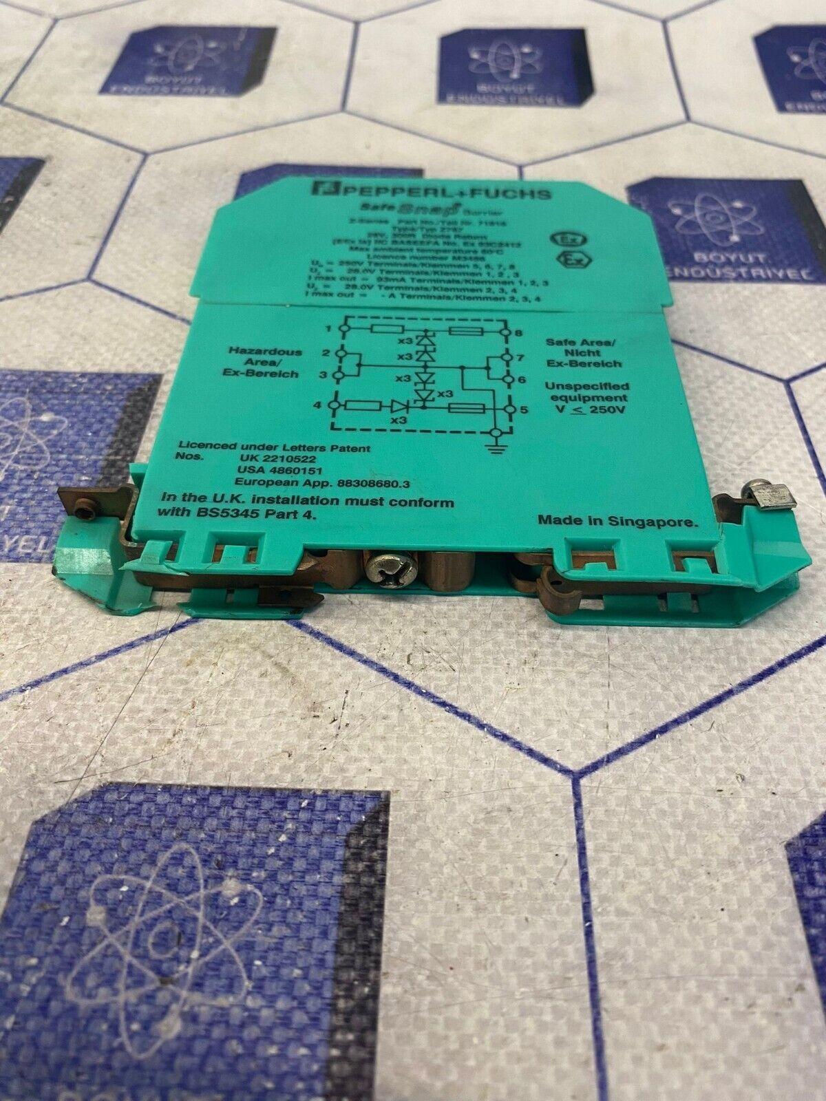 PEPPERL FUCHS Z787(PART 71816 Z-SYSTEM ZENER BARRIER