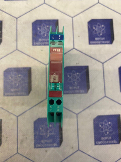 Pepperl Fuchs Z Series Z715 71776 Safe Snap Barrier Module