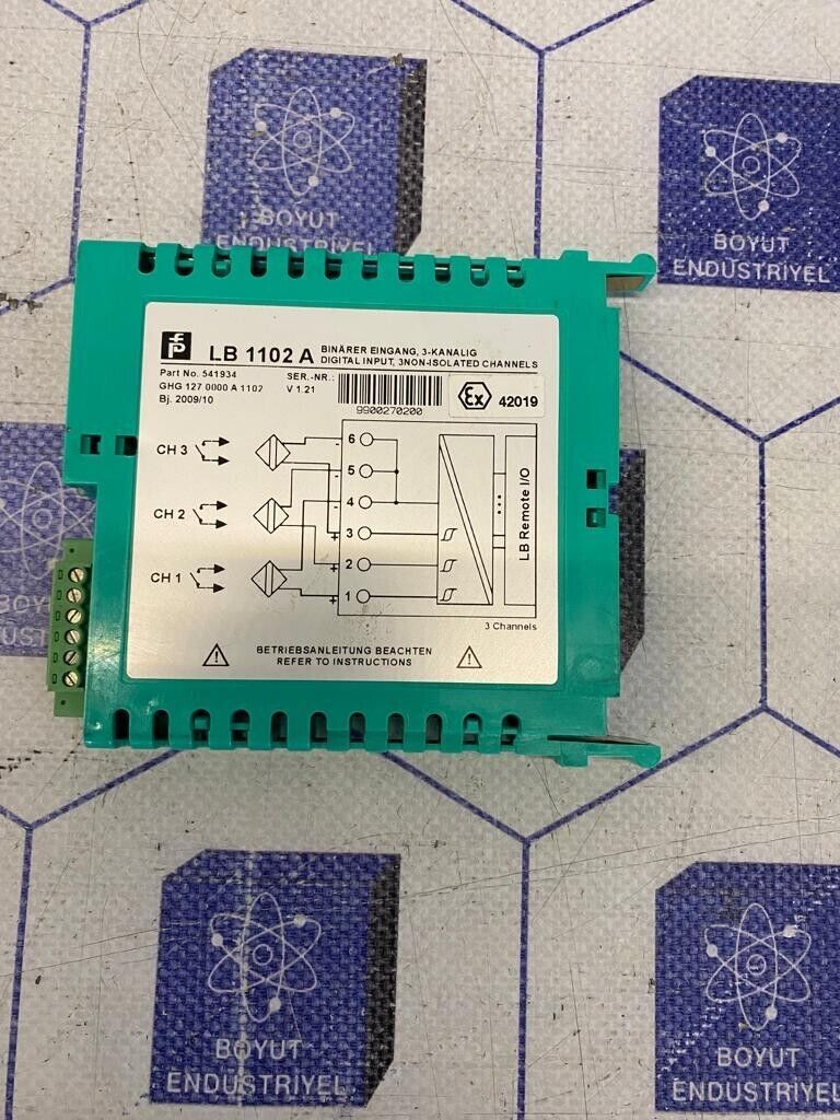 PEPPERL FUCHS LB 1102 A 541934 DIGITAL INPUT