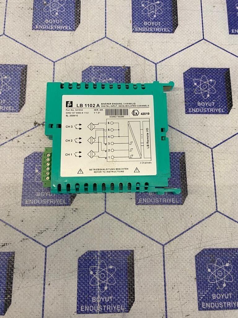 PEPPERL FUCHS LB 1102 A 541934 DIGITAL INPUT
