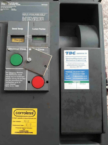 SPB100-3000A LSIG 3000A CUTLER HAMMER WESTINGHOUSE SPB100 3000A ship by Dhl Exp.