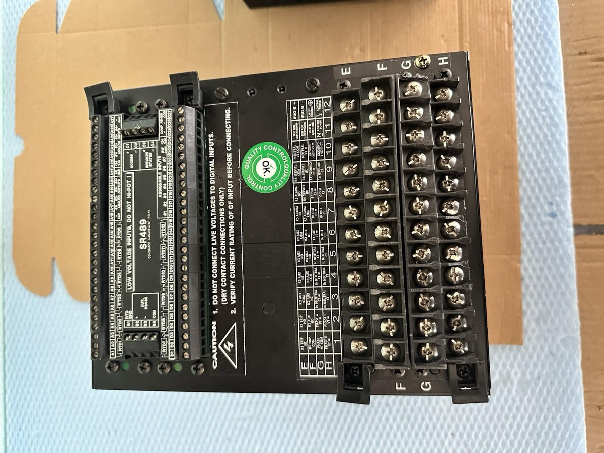 RELÈ DI GESTIONE GENERATORE GE POWER MANAGEMENT 489-P1-HI-A20-E -2 SPEDIZIONE...