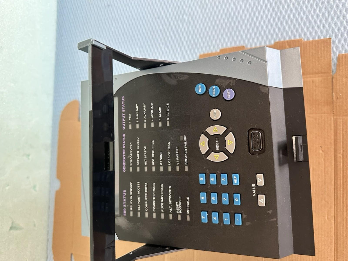 RELÈ DI GESTIONE GENERATORE GE POWER MANAGEMENT 489-P1-HI-A20-E -2 SPEDIZIONE...