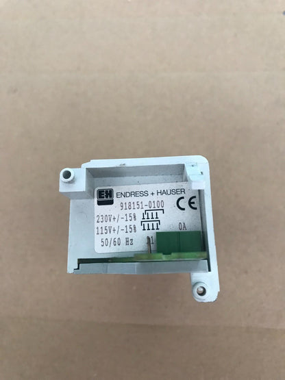 Endress Hauser 918151-0100 Power Supply 230/115V FAST SHIPPING