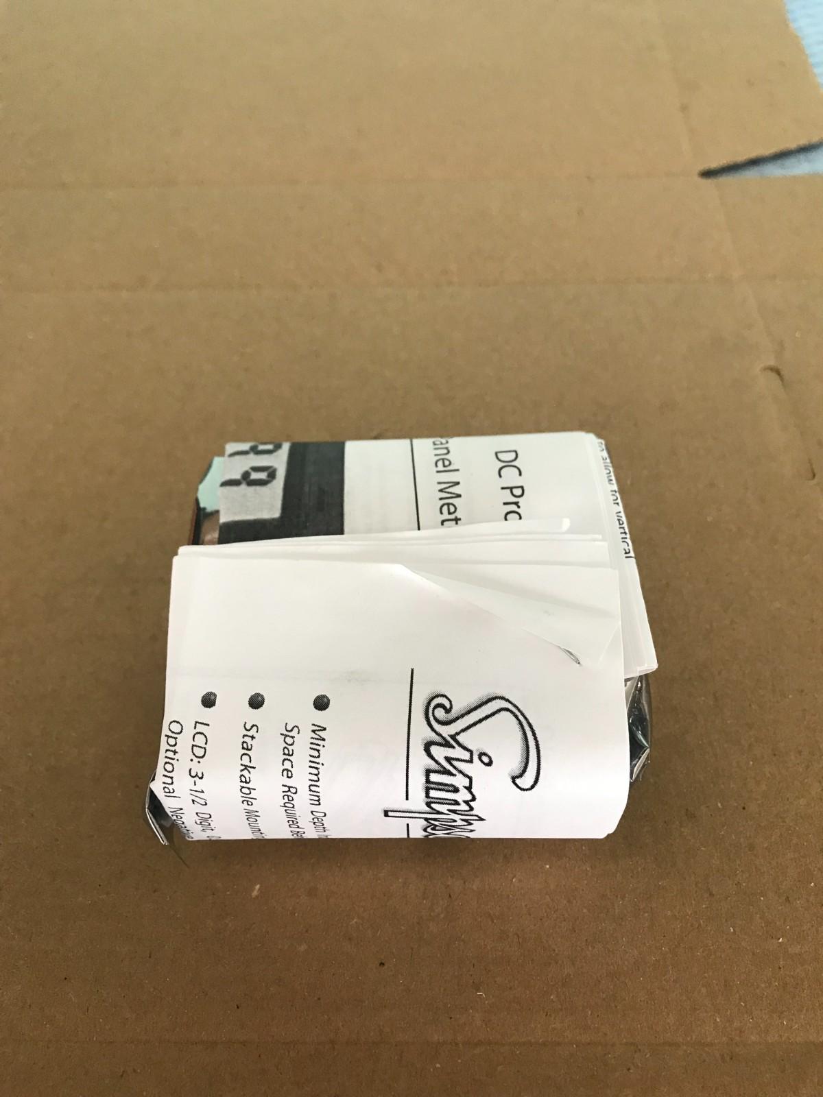 ORIGINALE SIMPSON ELECTRIC M23510710 MINI-MAX MISURATORE DA PANNELLO SPEDIZIO...