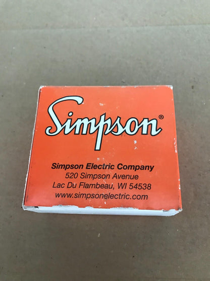 GENUINE SIMPSON ELECTRIC M23510710 MINI-MAX PANEL METER LIVRAISON RAPIDE