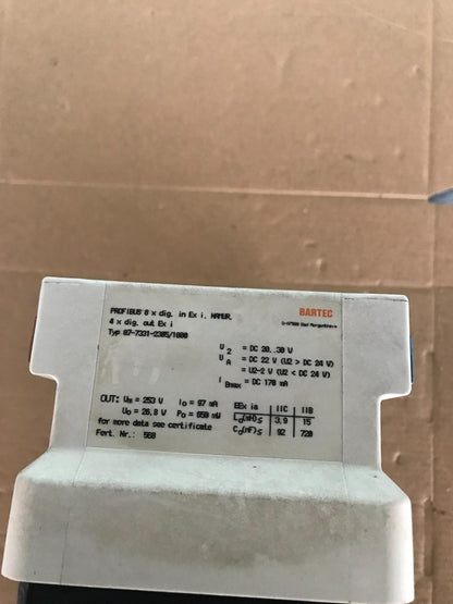 BARTEC 07-7331-2305 / 1000 PROFIBUS INTERFACE FAST SHIPPING