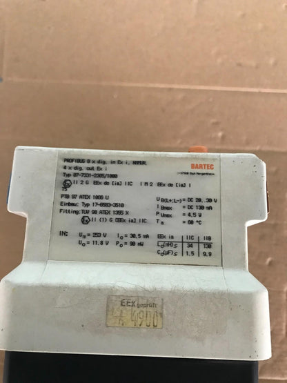 BARTEC 07-7331-2305 / 1000 PROFIBUS INTERFACE FAST SHIPPING