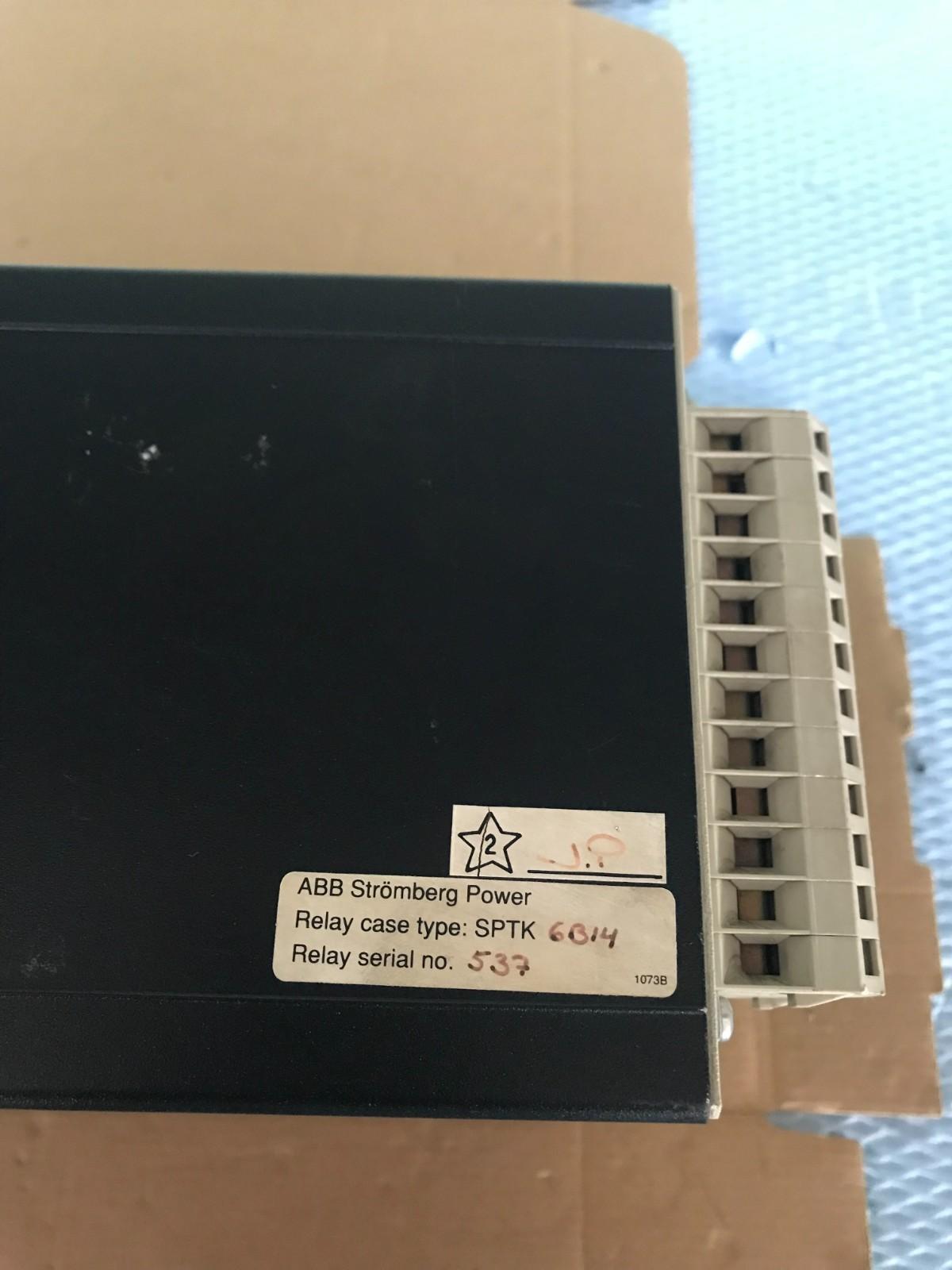 RELÈ DIFFERENZIALE ABB SPAG 330 C USG2 - 15 F3 SPEDIZIONE VELOCE