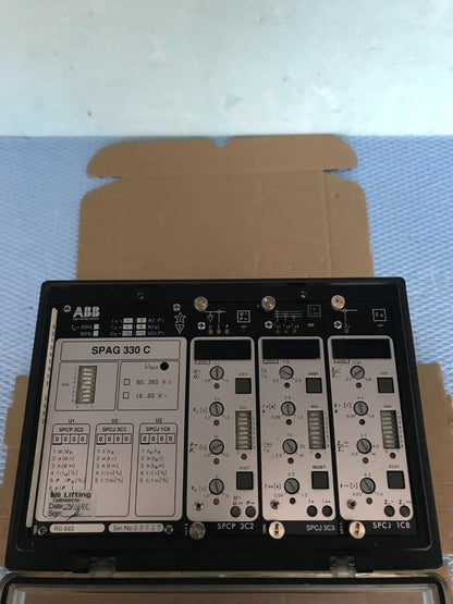 RELÈ DIFFERENZIALE ABB SPAG 330 C USG2 - 15 F3 SPEDIZIONE VELOCE