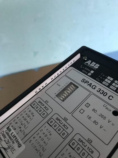 RELÈ DIFFERENZIALE ABB SPAG 330 C USG2 - 15 F3 SPEDIZIONE VELOCE
