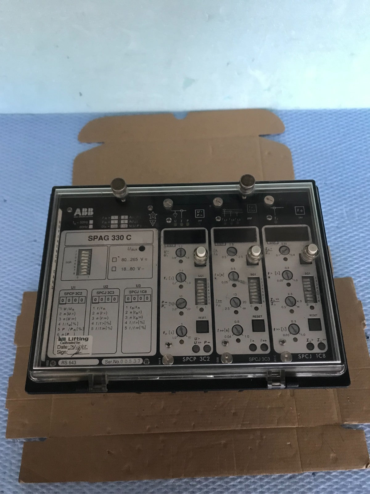 ABB SPAG 330 C DIFFERENTIALRELAIS USG2 - 15 F3 SCHNELLER VERSAND