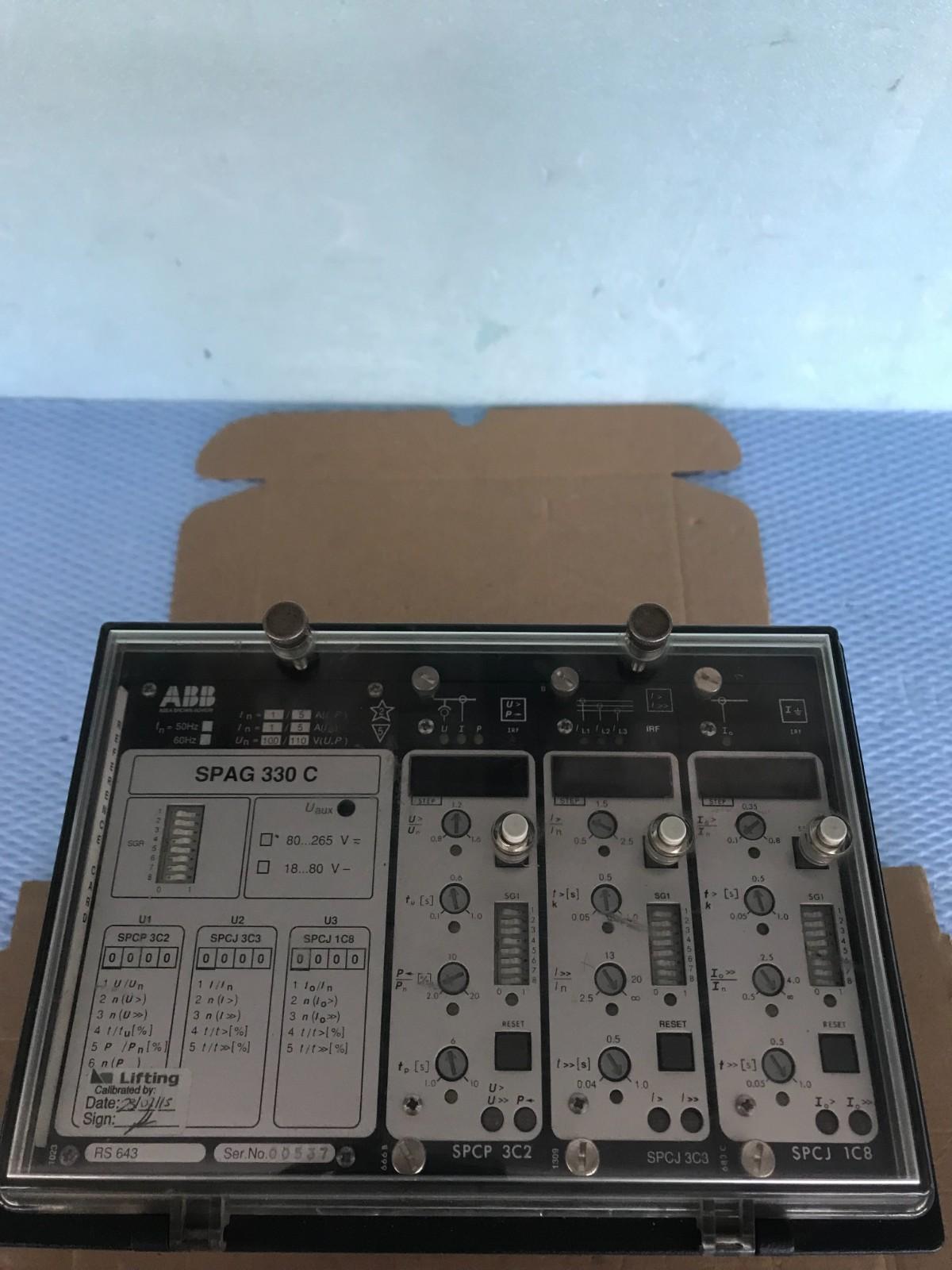 ABB SPAG 330 C DIFFERENTIALRELAIS USG2 - 15 F3 SCHNELLER VERSAND