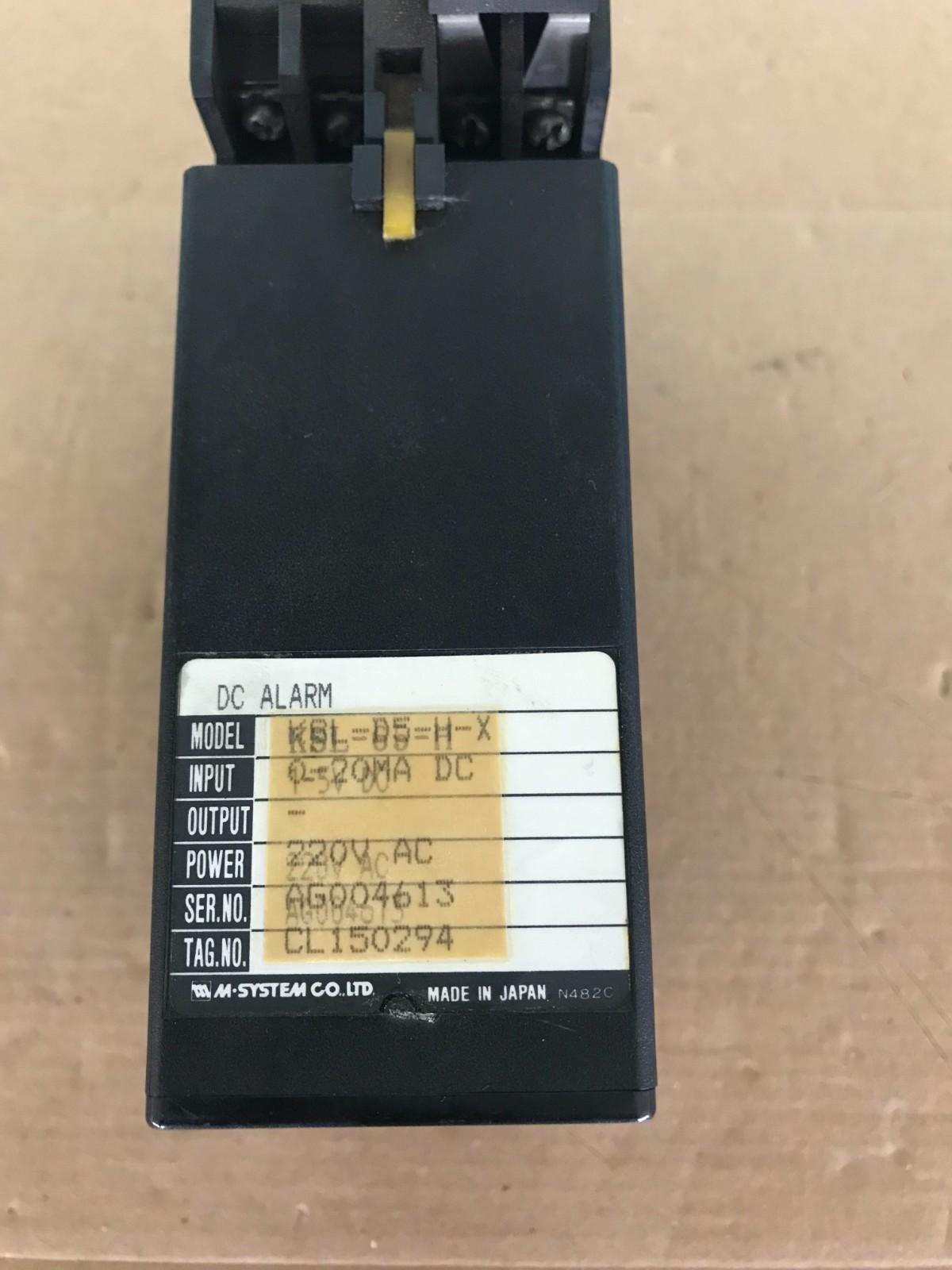 K-UNIT SIGNAL CONDITIONER U110 KSL-D5-H-X  NI283B Fast Shipping