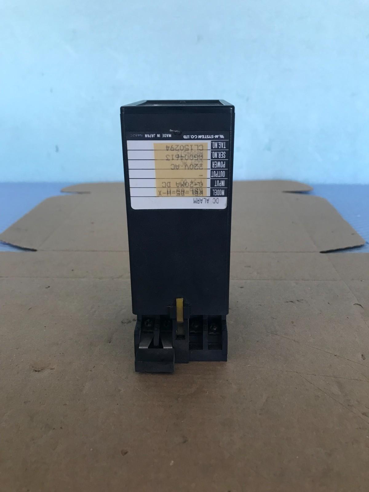 K-UNIT SIGNAL CONDITIONER U110 KSL-D5-H-X NI283B Fast Shipping