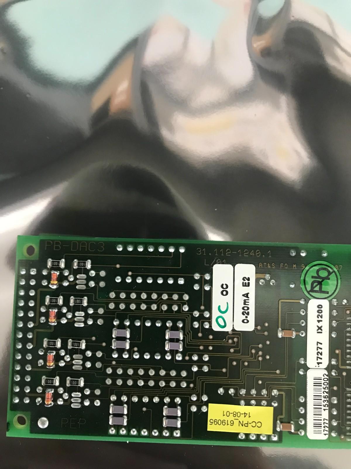 KONTRON PEP PB-DAC3 619095-14-08-01 MODPACK 31.112 - 1240.1 FAST SHIPPING