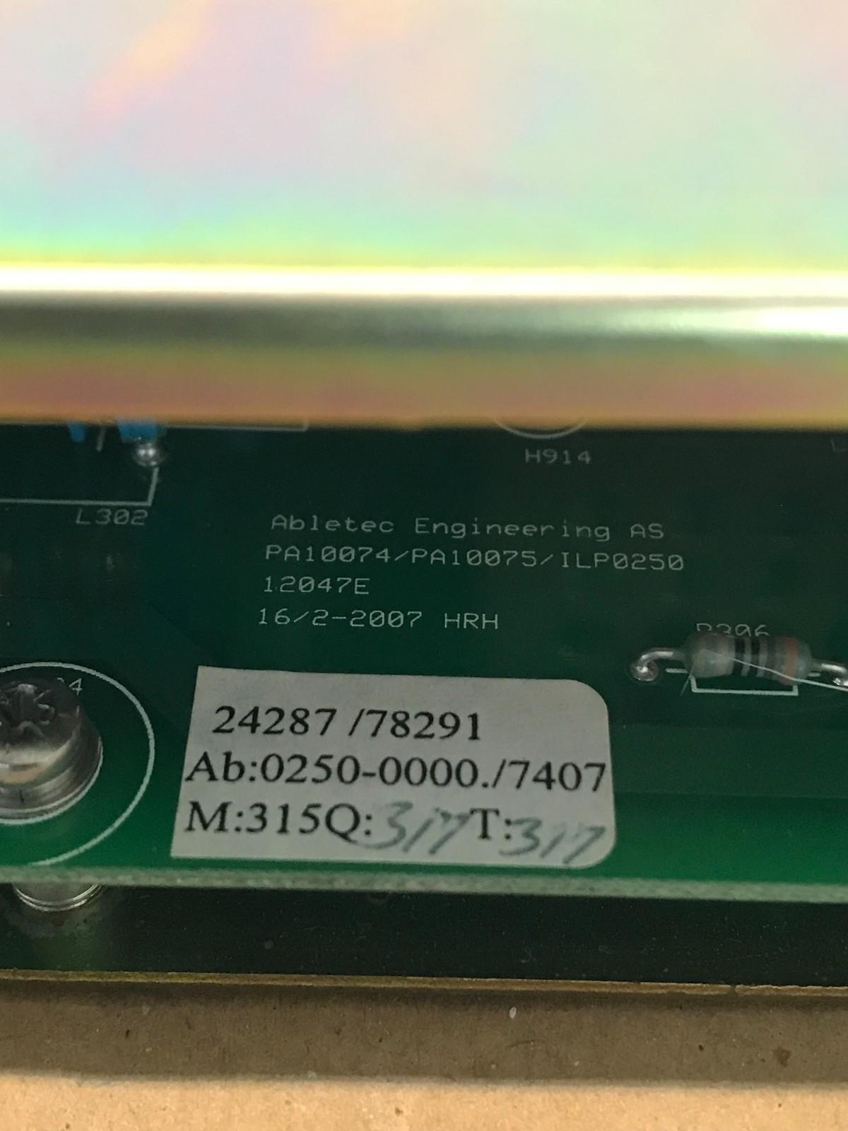 KONGSBERG ABLETEC PSU-48V POWER SUPPLY ILP0250 48VDC Fast Shipping