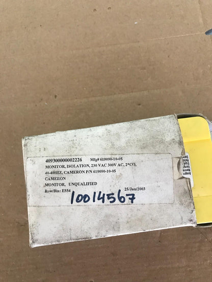 BENDER IR140Y-40 ISOLATIONSÜBERWACHUNGSGERÄT 230 VAC 300V AC Schneller Versand