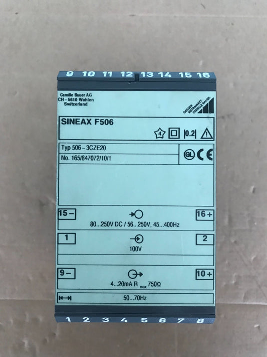 CAMILLE BAUER SINEAX F506-3CZE20 spedizione veloce