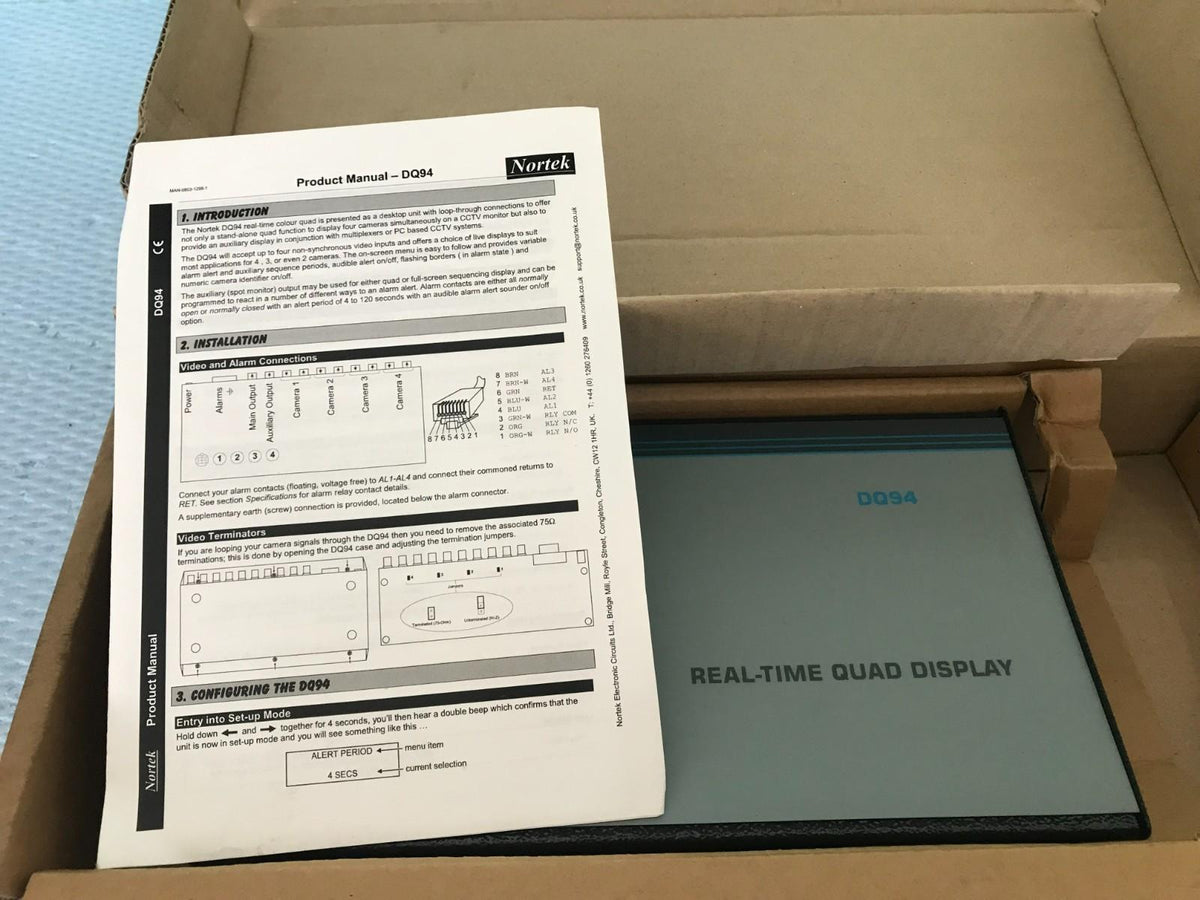Nortek Real-Time Quad Display DQ94 Fast Shipping